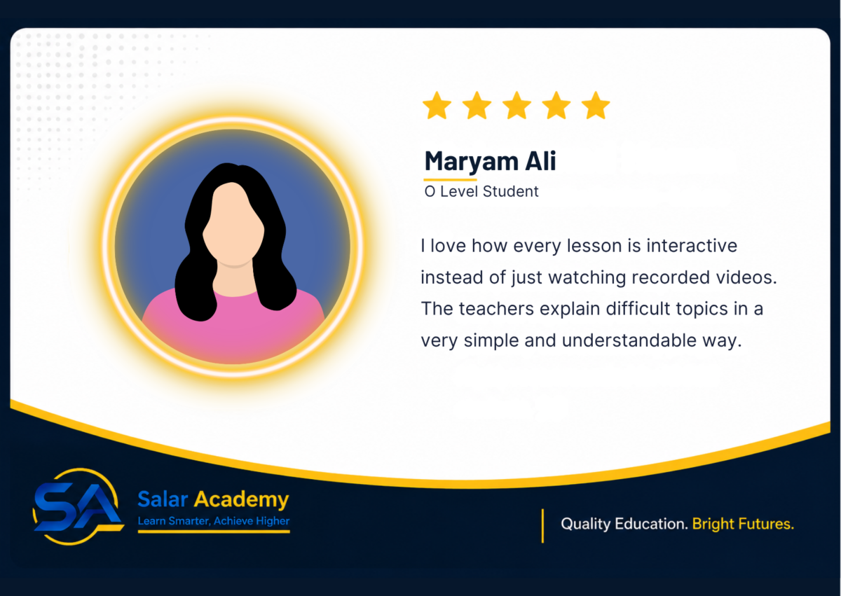 Testimonial from Maryam, Salar Academy student parent